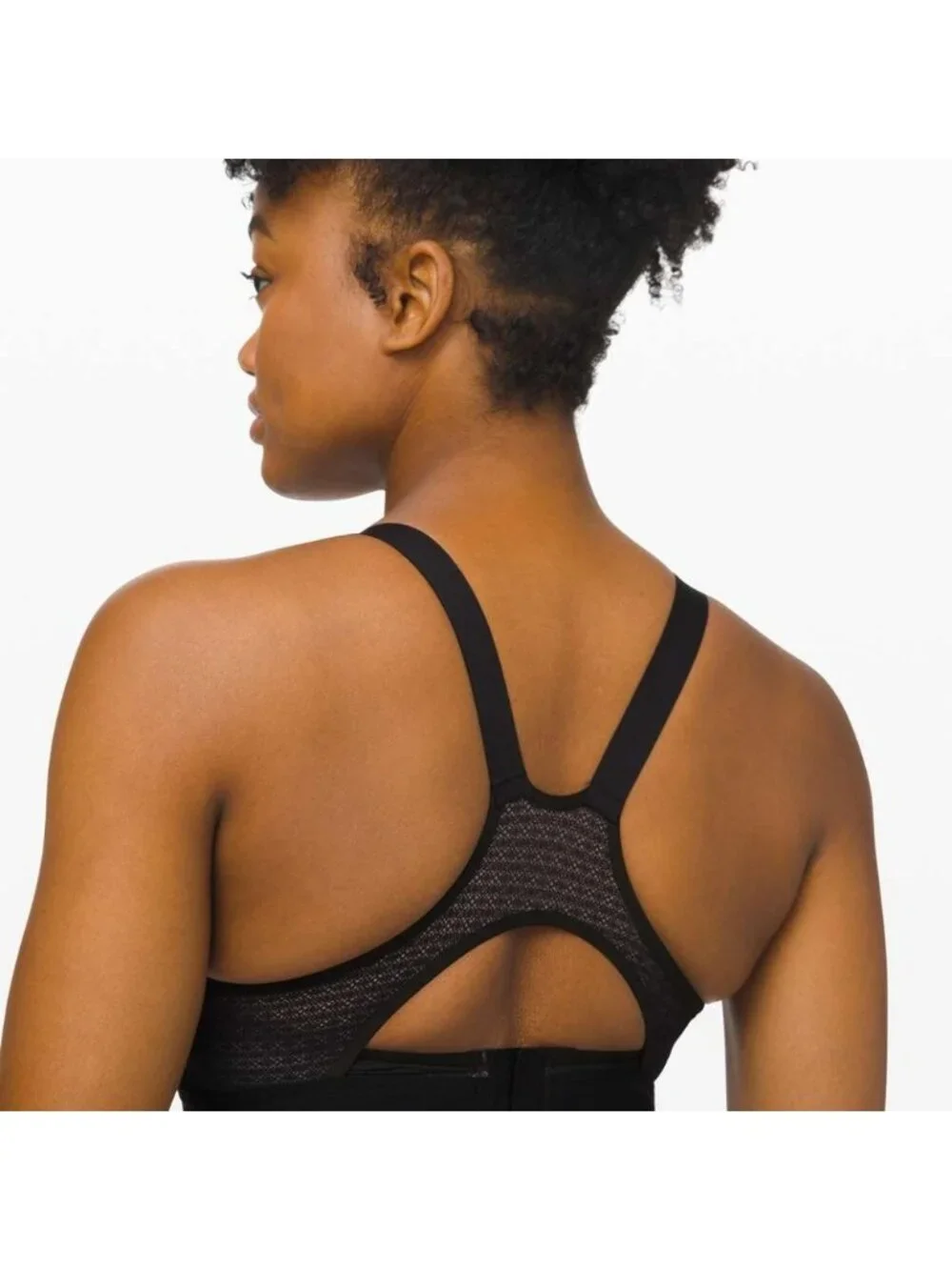 Lululemon Awake to Lace Bra Black / Barely Beige